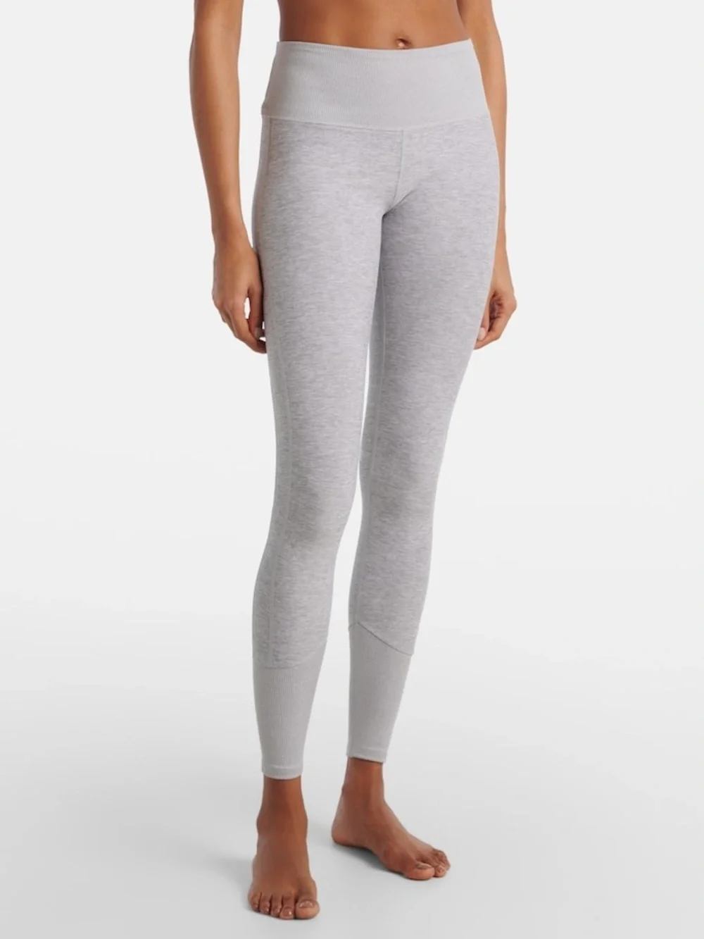 Alo yoga grey high waist alo soft lounge leggings size small